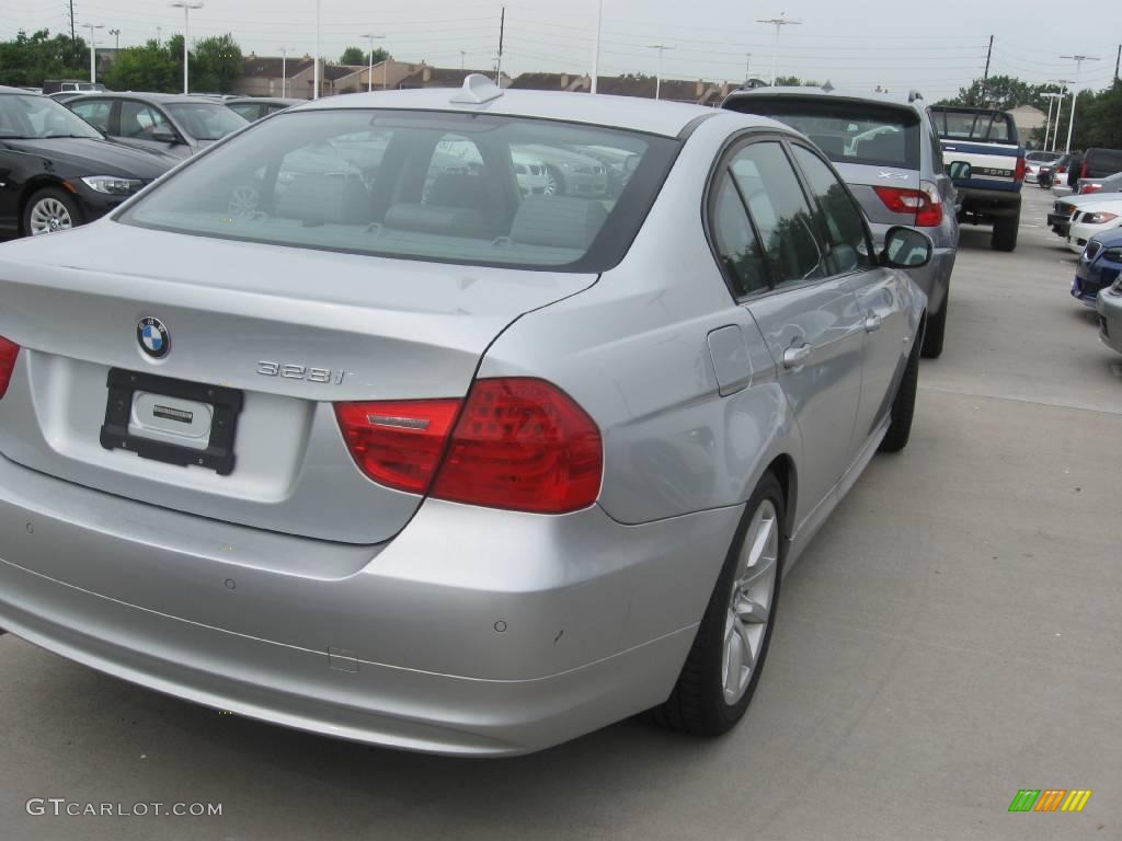 2009 3 Series 328i Sedan - Titanium Silver Metallic / Grey photo #3