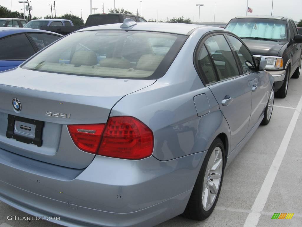 2009 3 Series 328i Sedan - Blue Water Metallic / Beige photo #3