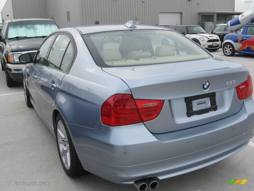 2009 3 Series 328i Sedan - Blue Water Metallic / Beige photo #4