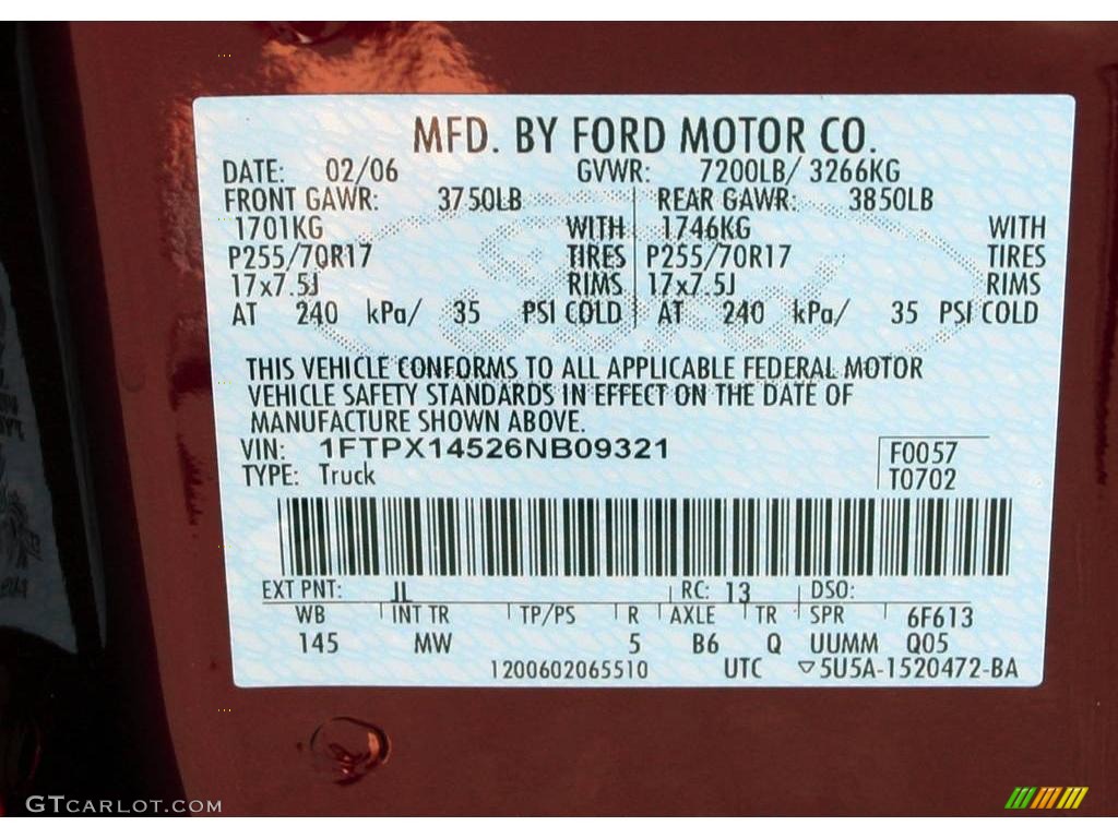 2006 F150 XLT SuperCab 4x4 - Dark Toreador Red Metallic / Tan photo #16