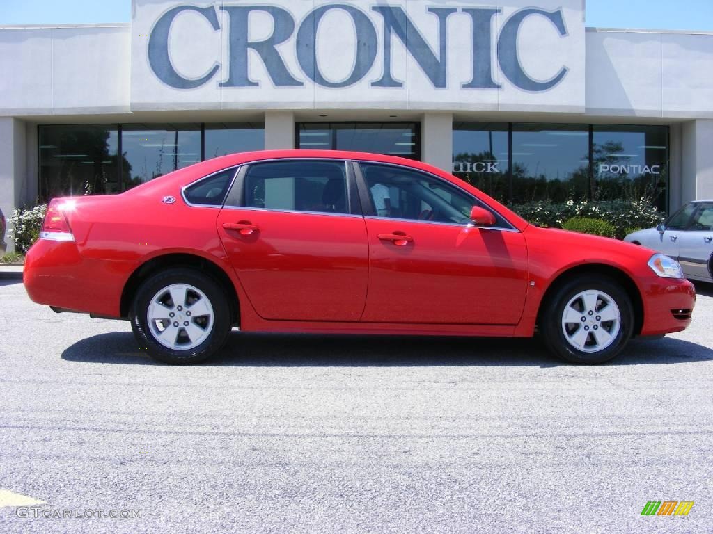 2009 Impala LT - Victory Red / Ebony photo #1