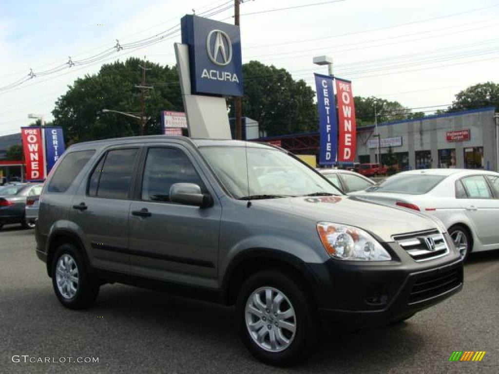 2006 CR-V EX 4WD - Silver Moss Metallic / Black photo #1