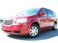 2009 Inferno Red Crystal Pearl Chrysler Town & Country Touring  photo #4