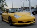 2004 Speed Yellow Porsche 911 GT3  photo #16