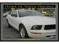 2008 Performance White Ford Mustang V6 Deluxe Coupe  photo #26