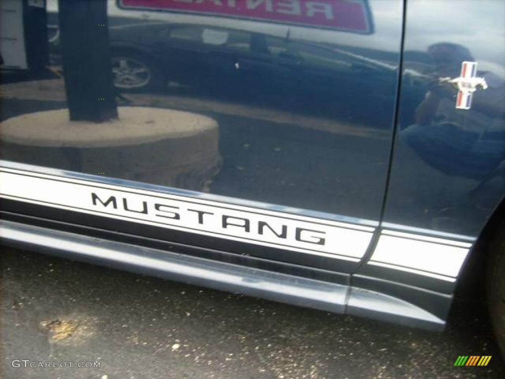 2002 Mustang V6 Coupe - True Blue Metallic / Medium Graphite photo #4