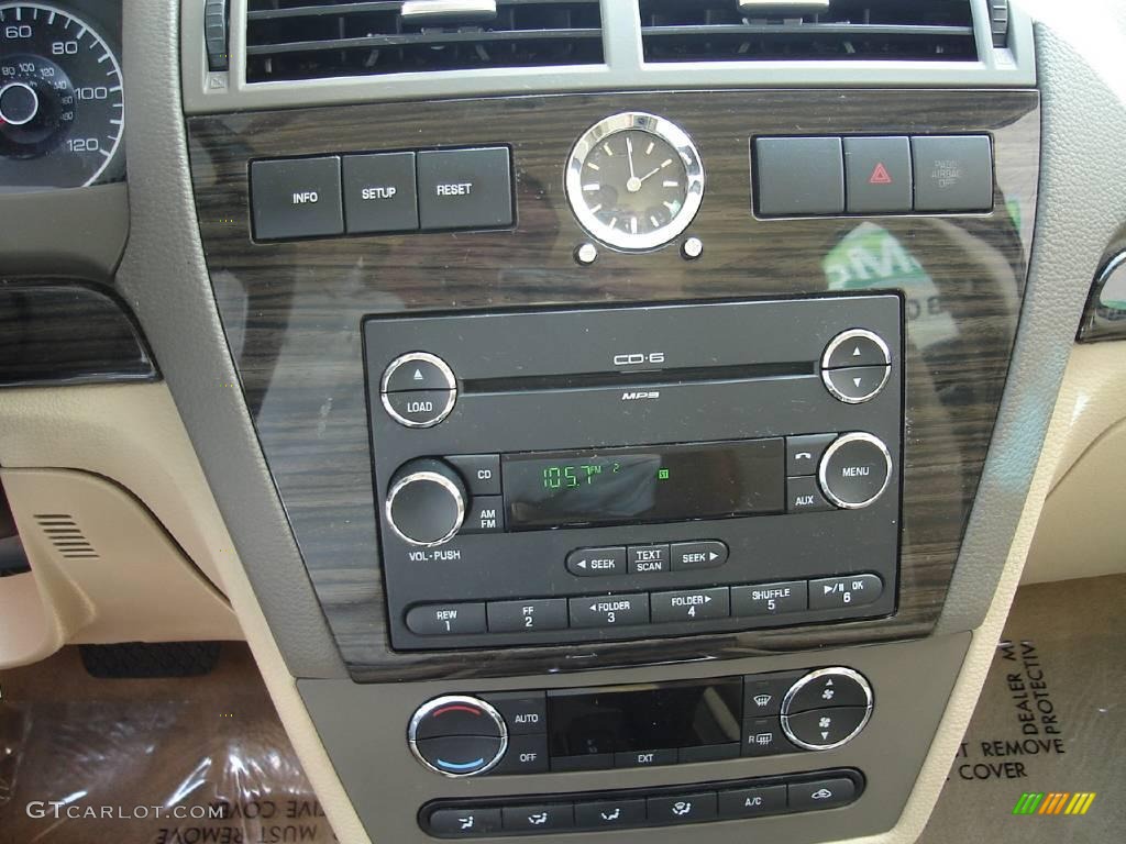 2008 Fusion SEL V6 - White Suede / Camel photo #28