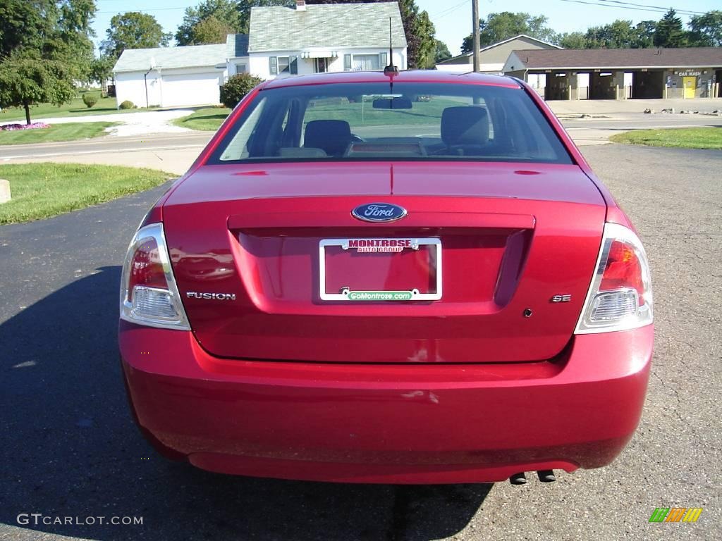 2008 Fusion SEL V6 - White Suede / Camel photo #34