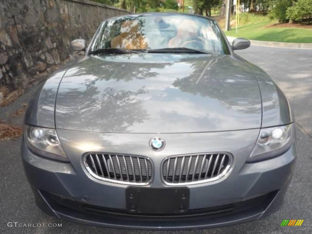 2007 Z4 3.0si Roadster - Stratus Grey Metallic / Saddle Brown photo #13