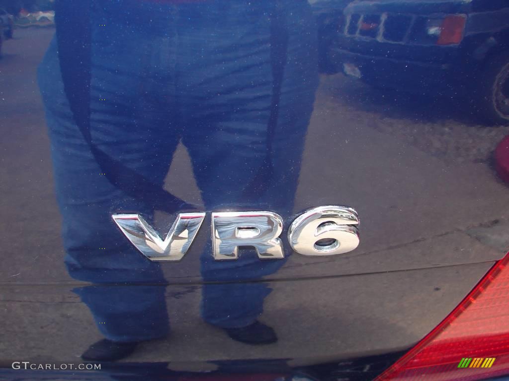 2001 Jetta GLX VR6 Sedan - Galactic Blue / Beige photo #12