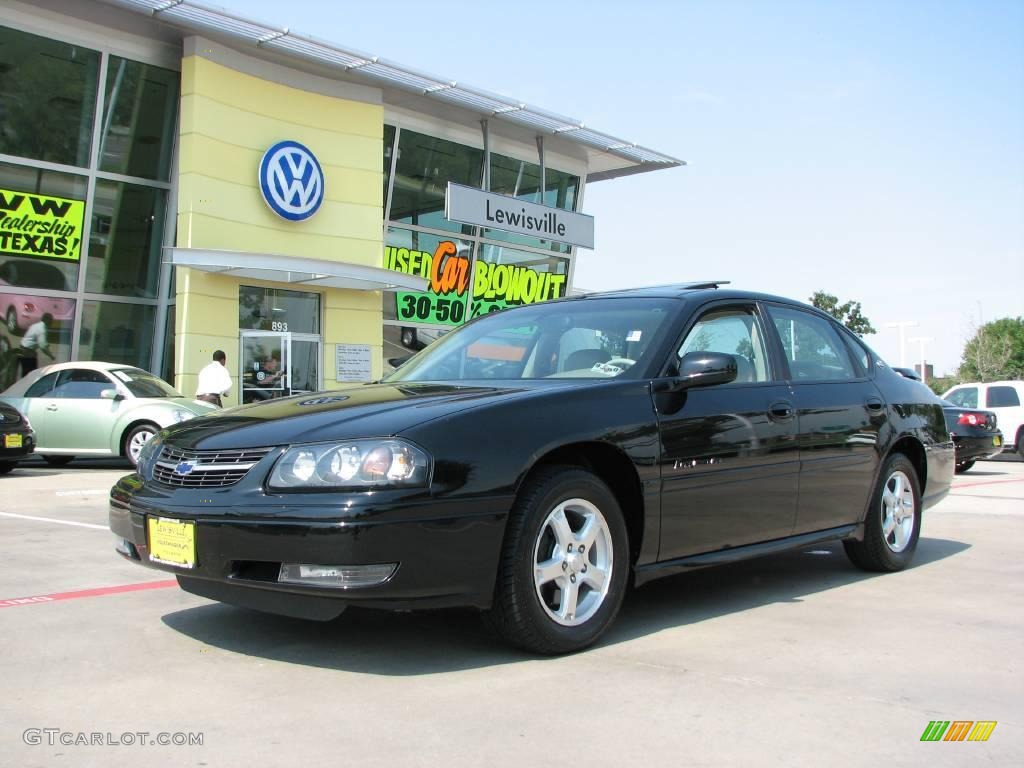2004 Impala LS - Black / Neutral Beige photo #1