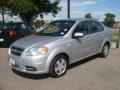 2007 Cosmic Silver Chevrolet Aveo LS Sedan  photo #3