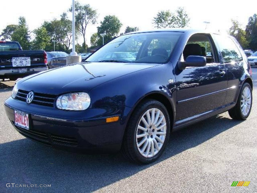 2005 GTI 1.8T - Indigo Blue Metallic / Black/Grey photo #1