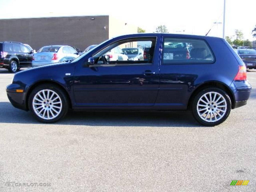2005 GTI 1.8T - Indigo Blue Metallic / Black/Grey photo #2