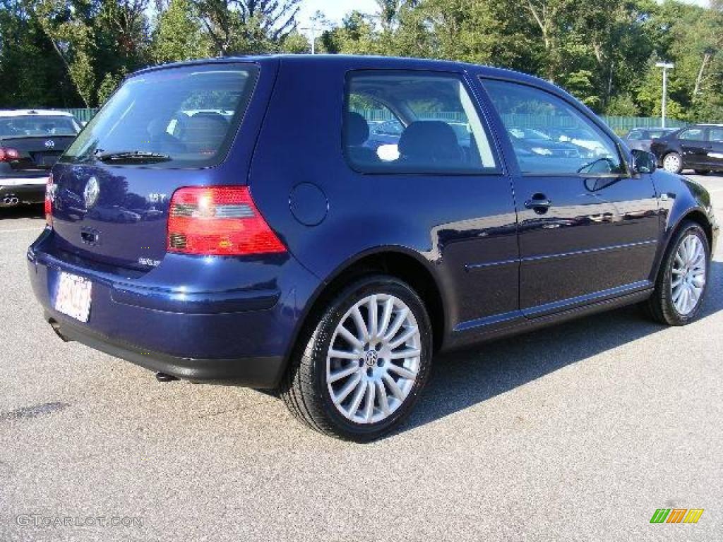 2005 GTI 1.8T - Indigo Blue Metallic / Black/Grey photo #5