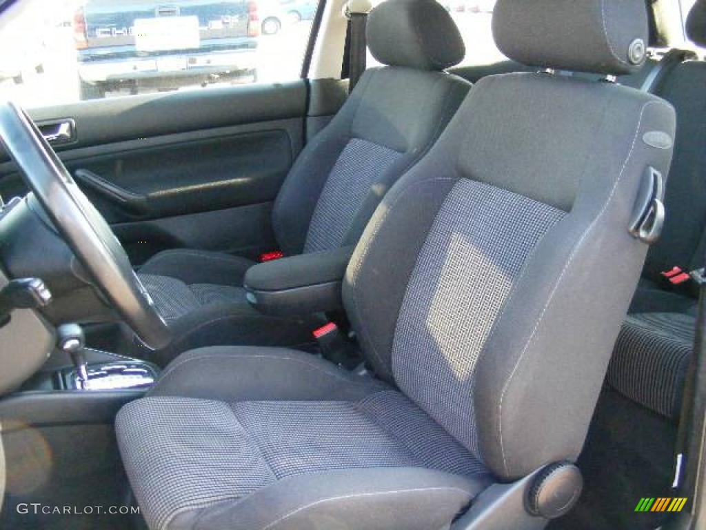 2005 GTI 1.8T - Indigo Blue Metallic / Black/Grey photo #9