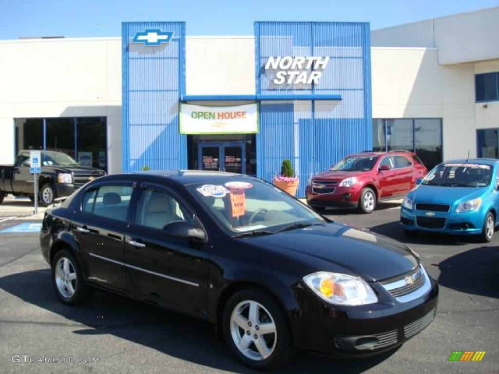 2006 Cobalt LTZ Sedan - Black / Neutral photo #1