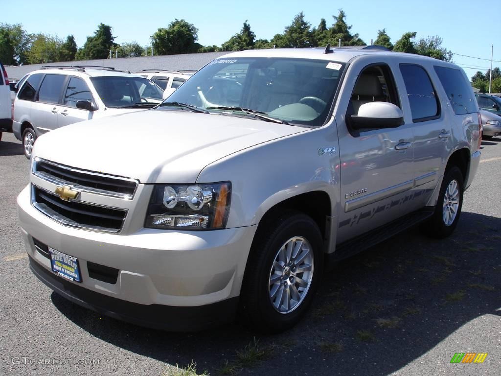 2008 Tahoe Hybrid 4x4 - Silver Birch Metallic / Light Titanium/Dark Titanium photo #1