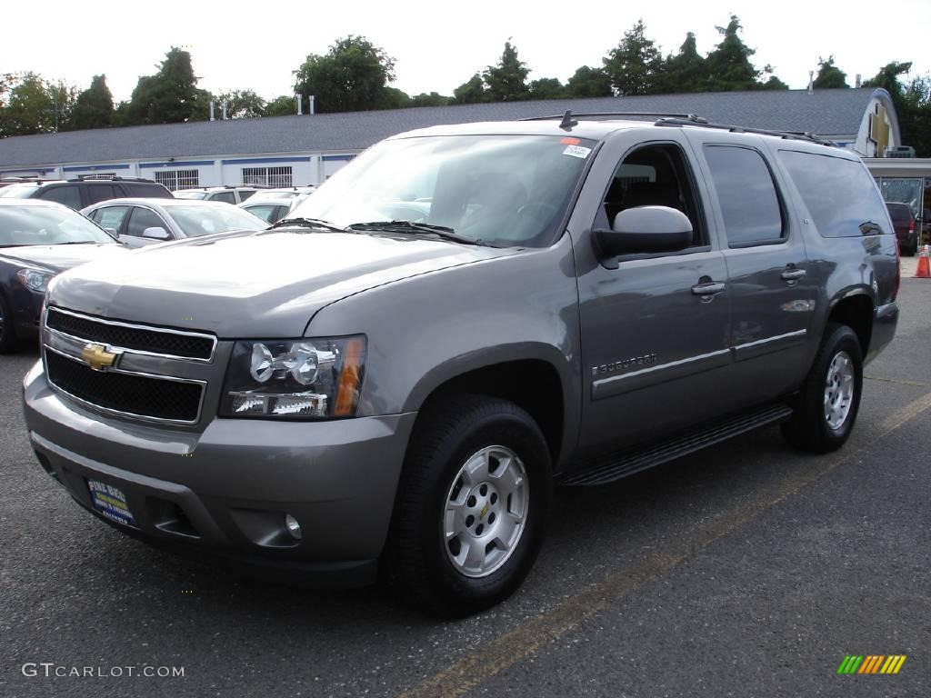 2009 Suburban LT 4x4 - Greystone Metallic / Ebony photo #1