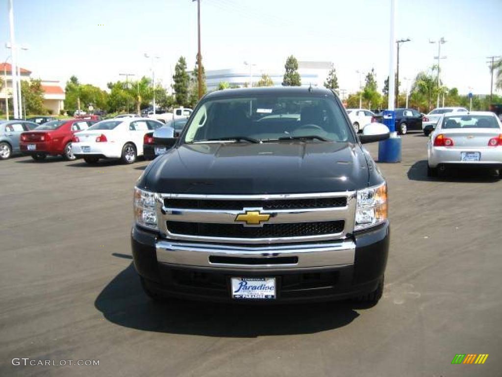 2009 Silverado 1500 LT Crew Cab - Black / Ebony photo #2