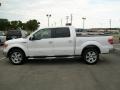 2010 White Platinum Metallic Tri Coat Ford F150 Lariat SuperCrew  photo #2