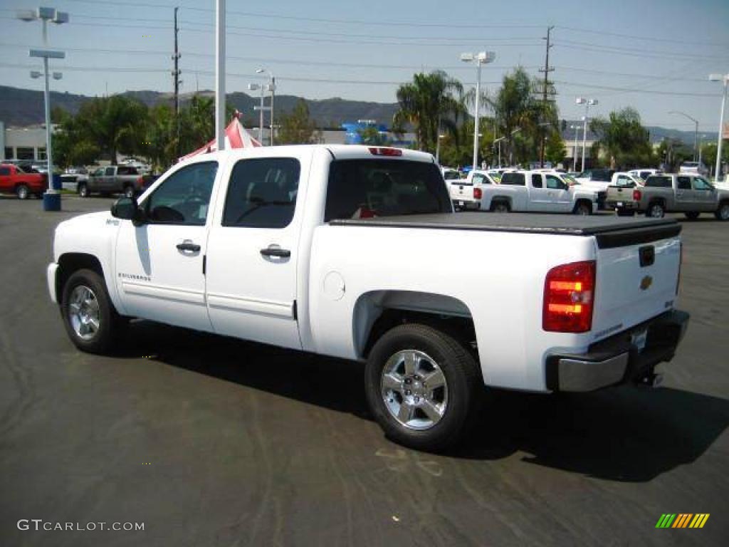 2009 Silverado 1500 Hybrid Crew Cab - Summit White / Ebony photo #5