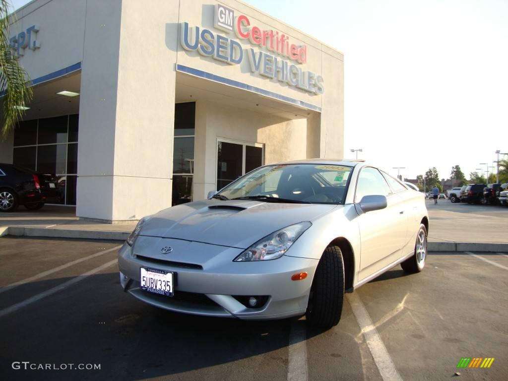 2005 Celica GT-S - Silver Streak Mica / Black/Blue photo #1