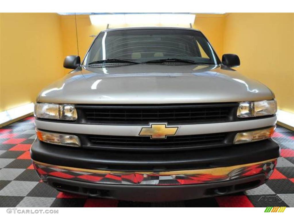 2002 Silverado 1500 LS Regular Cab 4x4 - Light Pewter Metallic / Graphite Gray photo #2