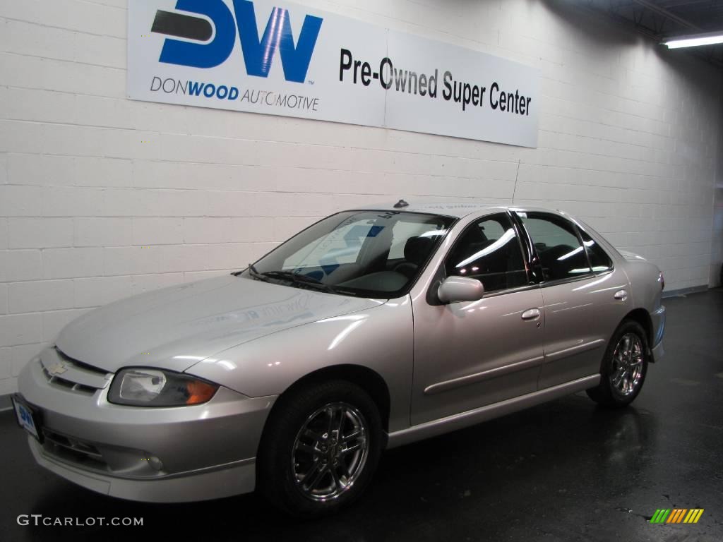 2003 Cavalier LS Sport Sedan - Ultra Silver Metallic / Graphite Gray photo #2