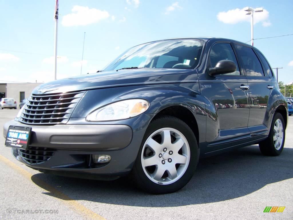 2002 PT Cruiser Touring - Steel Blue Pearlcoat / Gray photo #3