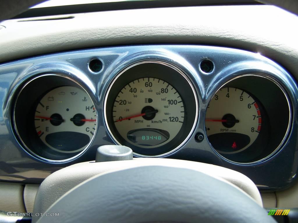 2002 PT Cruiser Touring - Steel Blue Pearlcoat / Gray photo #14