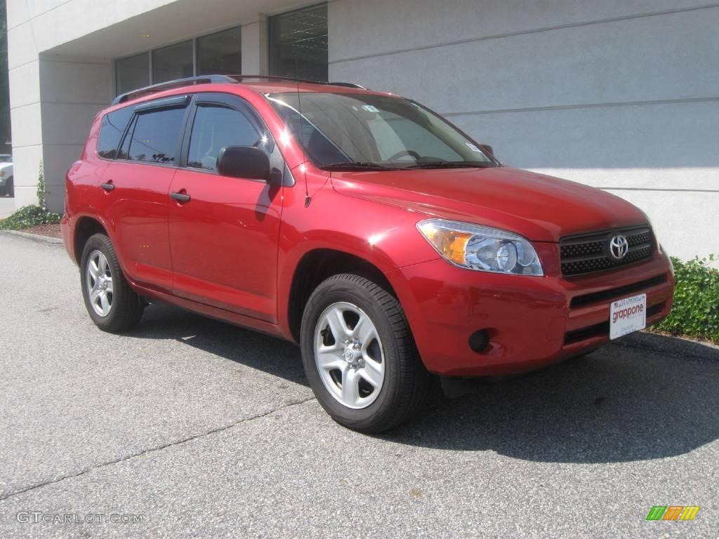 2006 RAV4 4WD - Barcelona Red Metallic / Taupe photo #1