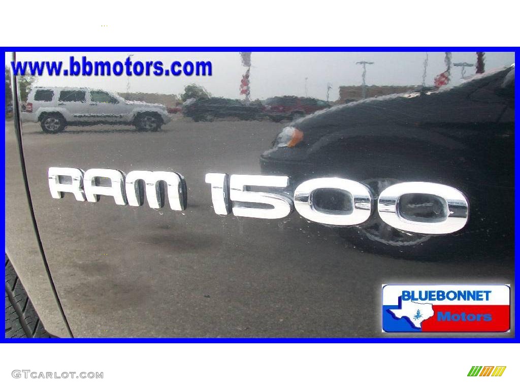 2006 Ram 1500 ST Quad Cab - Black / Medium Slate Gray photo #7