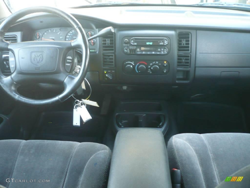 2001 Dakota SLT Quad Cab 4x4 - Forest Green Pearl / Dark Slate Gray photo #10