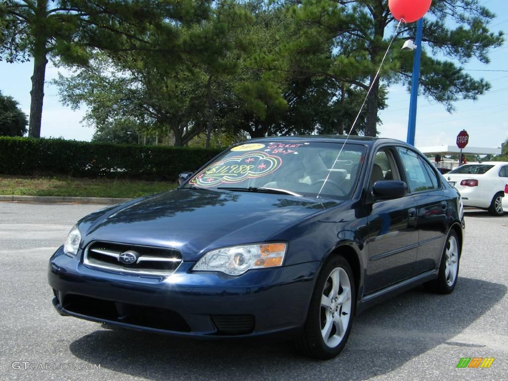 2007 Legacy 2.5i Sedan - Regal Blue Pearl / Ivory photo #1