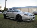 2003 Silver Metallic Ford Mustang V6 Coupe  photo #3