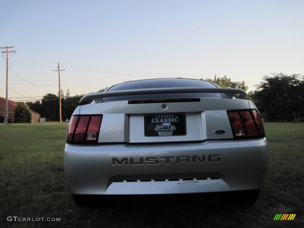 2003 Mustang V6 Coupe - Silver Metallic / Medium Graphite photo #5
