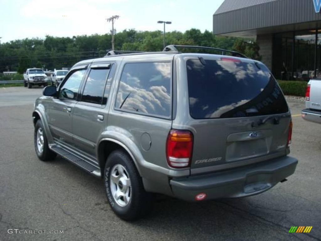 2001 Explorer Limited 4x4 - Spruce Green Metallic / Medium Prairie Tan photo #2