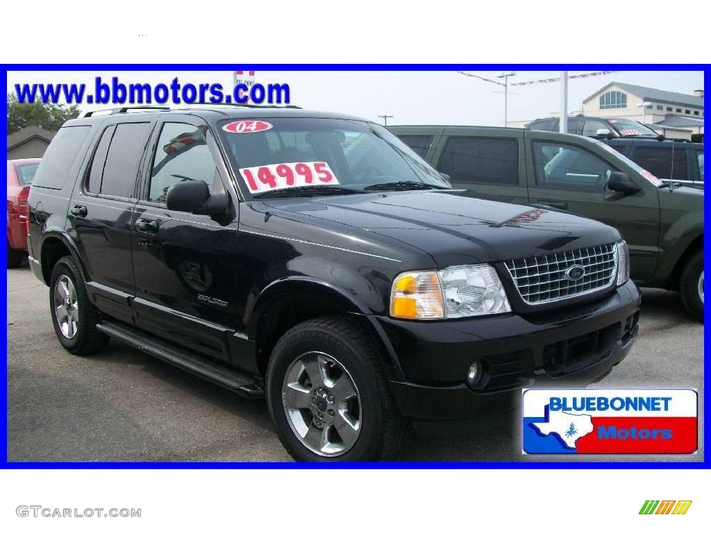 2004 Explorer Limited 4x4 - Black / Graphite photo #3