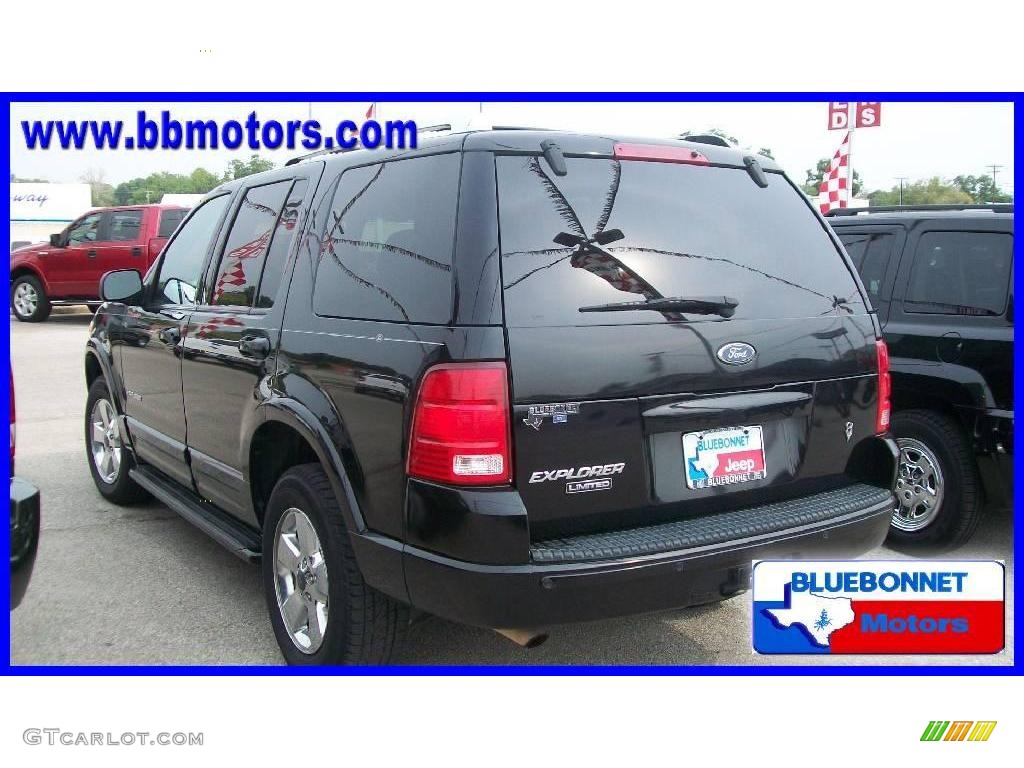 2004 Explorer Limited 4x4 - Black / Graphite photo #5
