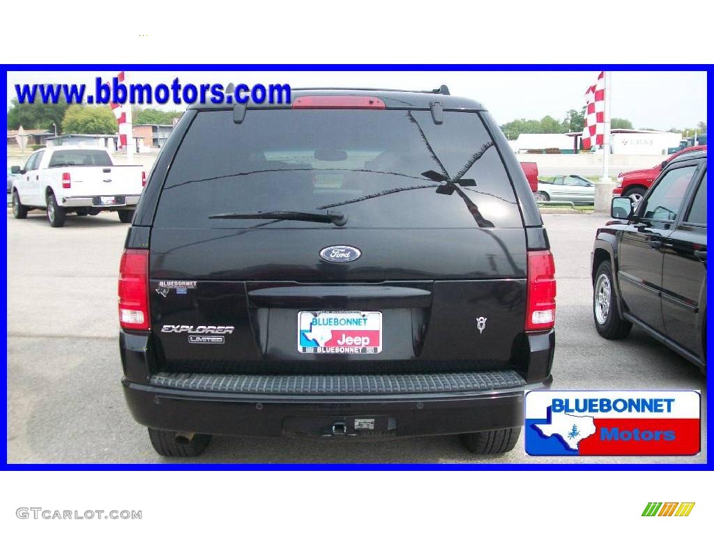 2004 Explorer Limited 4x4 - Black / Graphite photo #6