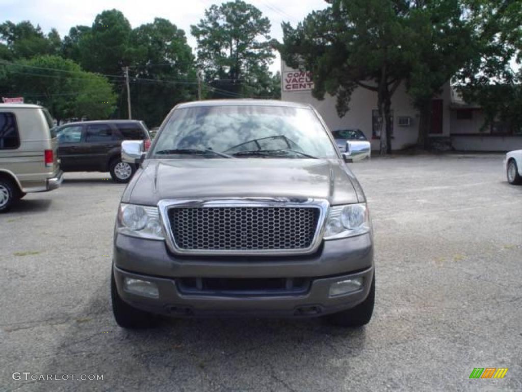 2004 F150 FX4 Regular Cab 4x4 - Dark Shadow Grey Metallic / Black/Medium Flint photo #2