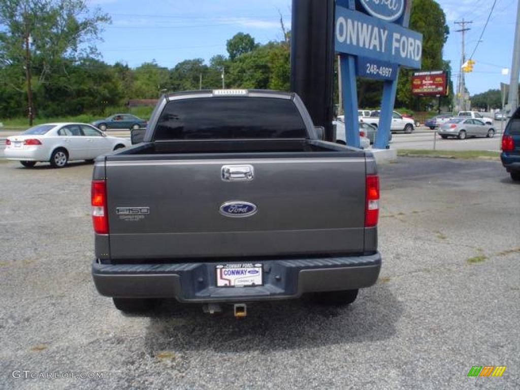 2004 F150 FX4 Regular Cab 4x4 - Dark Shadow Grey Metallic / Black/Medium Flint photo #6