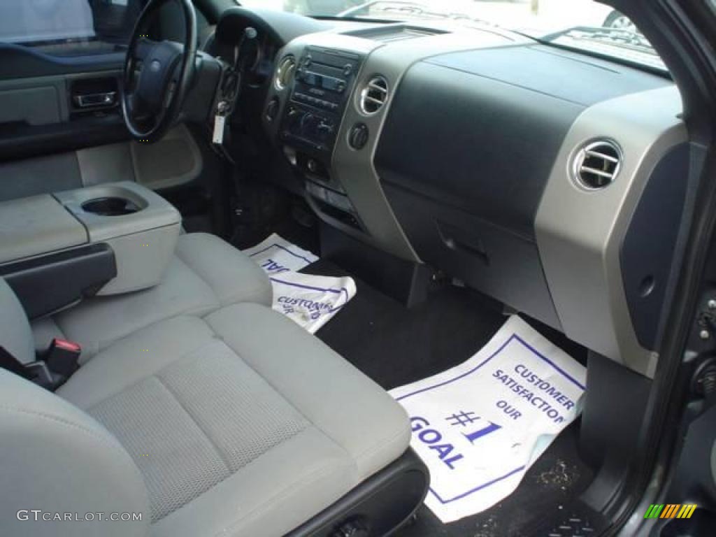 2004 F150 FX4 Regular Cab 4x4 - Dark Shadow Grey Metallic / Black/Medium Flint photo #17