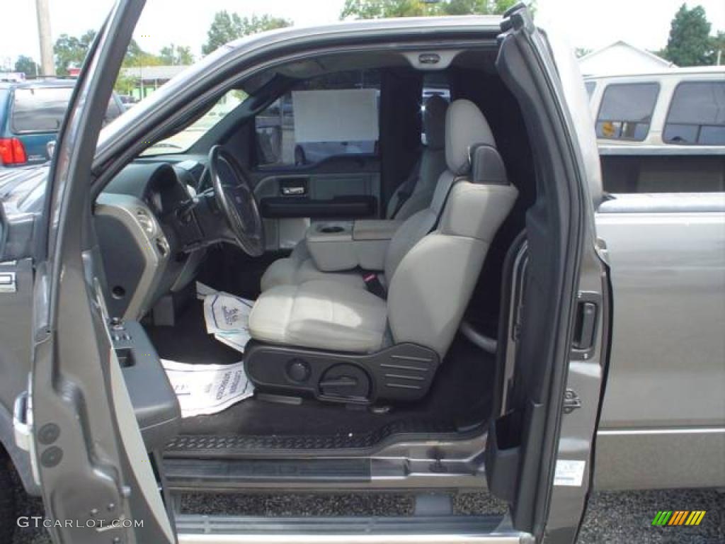 2004 F150 FX4 Regular Cab 4x4 - Dark Shadow Grey Metallic / Black/Medium Flint photo #18