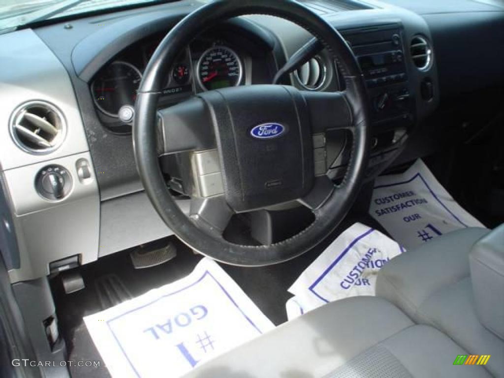 2004 F150 FX4 Regular Cab 4x4 - Dark Shadow Grey Metallic / Black/Medium Flint photo #20
