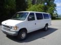 Oxford White 2001 Ford E Series Van E350 Super Duty Passenger Extended
