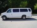 Oxford White - E Series Van E350 Super Duty Passenger Extended Photo No. 8