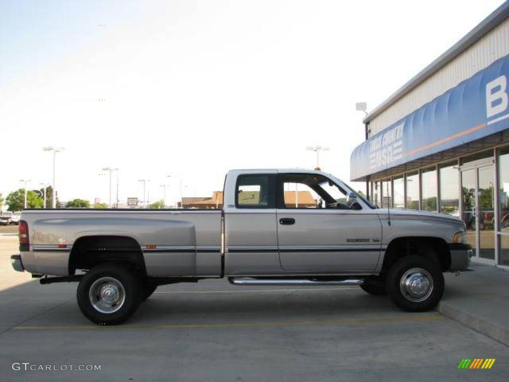 1996 Ram 3500 Laramie Extended Cab Dually - Light Driftwood Satin Glow / Gray photo #4