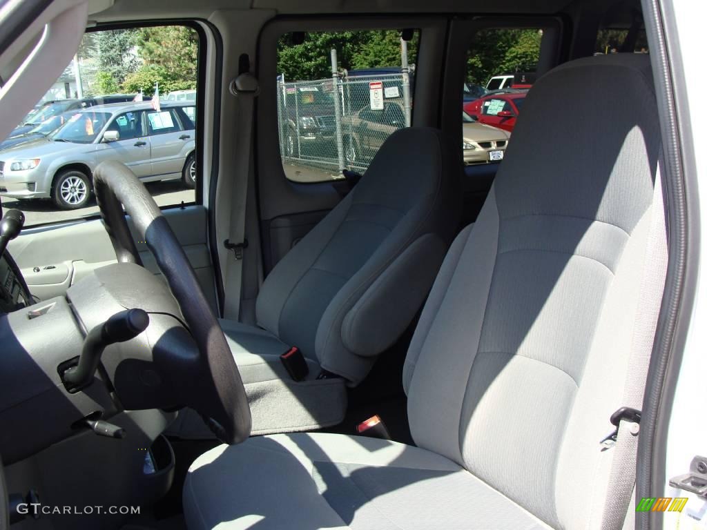 2008 E Series Van E350 Super Duty XLT 15 Passenger - Oxford White / Medium Flint photo #13